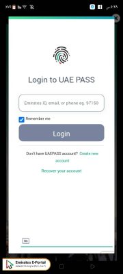 Steps to Activate Esaad Card Online through Emirates ID