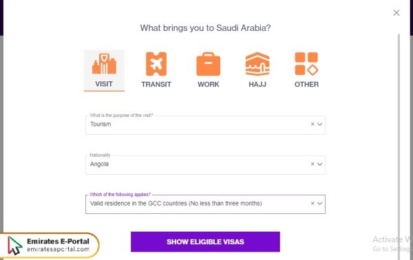 Steps to apply for Saudi Visa for UAE Residents