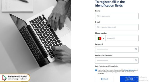Steps to book an appointment for portugal job seeker visa from Dubai