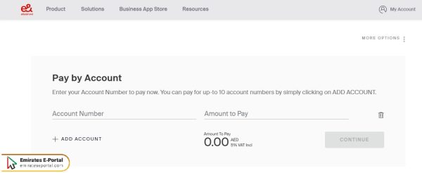 Etisalat Quick Pay For individual by phone number
