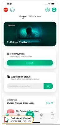 How to Check Travel Ban via Dubai Police app