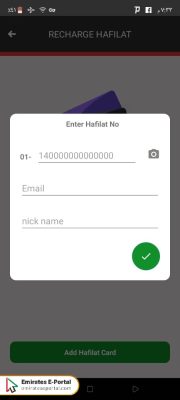 Steps to Check Hafilat Card Balance Check Online by Darbi application