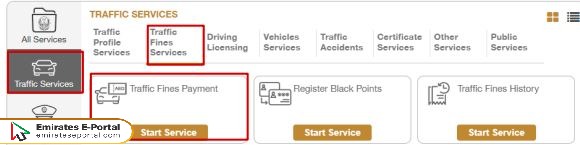 Dubai Traffic Fines Check Steps
