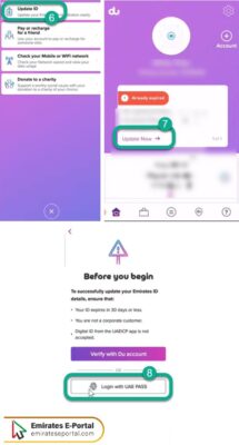 Du Sim Registration Steps by app