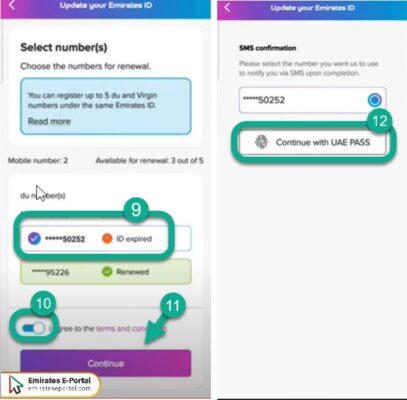 Du Sim Registration Steps by app