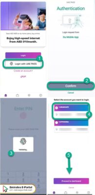 Du Sim Renewal Registration Steps via app