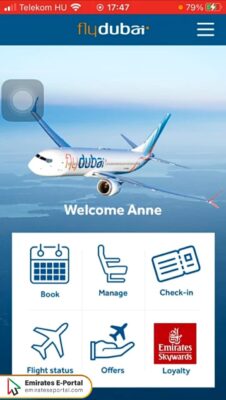 Flydubai Manage Booking Steps by app