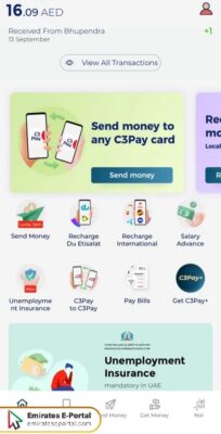 How to Transfer Money from C3 Card to UAE Bank Account
