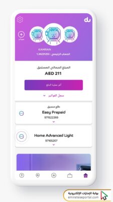 معرفة رصيد دو الإمارات فاتورة وبيانات عبر تطبيق دو
