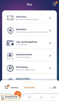 Steps to Buy Global Village Tickets via App