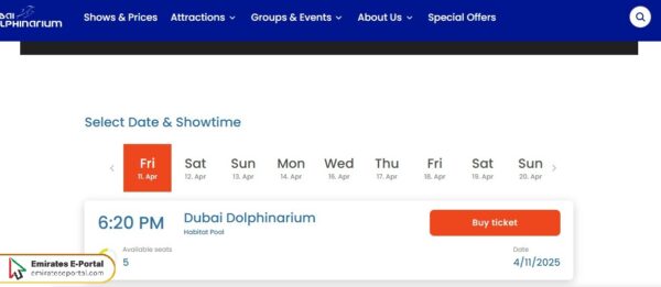 Steps to Buy Dubai Dolphinarium Tickets