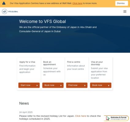 Japan Visa Appointment in Dubai Steps