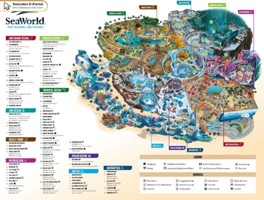 SeaWorld Abu Dhabi Map