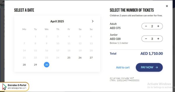 Steps to buy SeaWorld Abu Dhabi Ticket