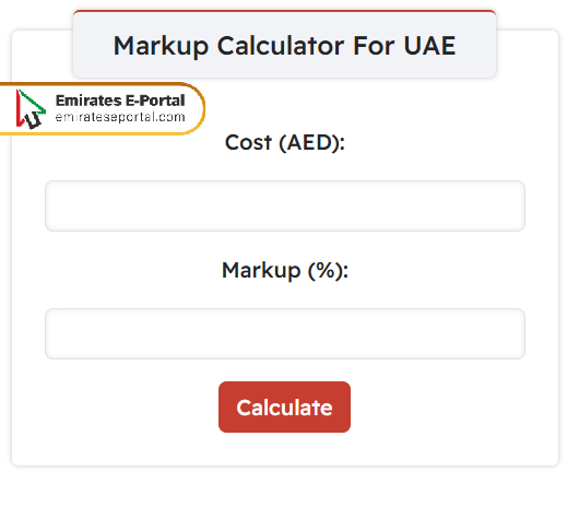 Markup Calculator UAE 2026 – Calculate Profit Margins Easily